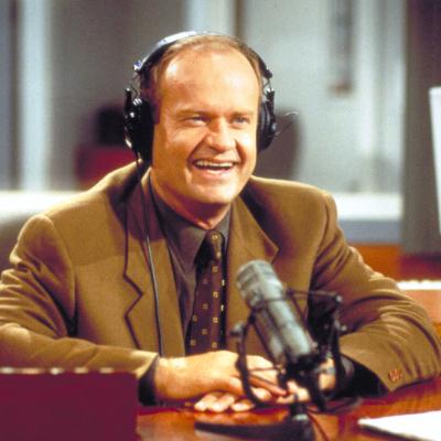 Actor Kelsey Grammer as Frasier Crane in NBC's television comedy series "Frasier"