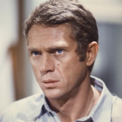 Steve McQueen in character as a San Francisco detective in Peter Yates’ 1968 thriller Bullitt.