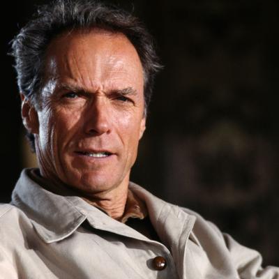 Actor and director Clint Eastwood on the set of his film White Hunter Black Heart. 