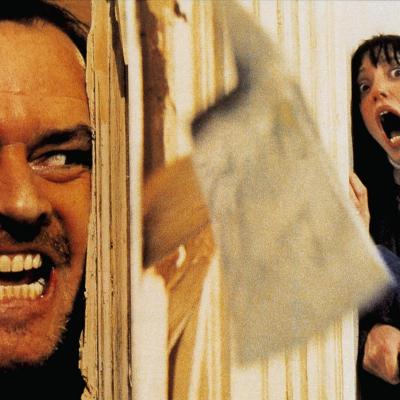 "The Shining" a 1980 British-American psychological horror film starring Jack Nicholson and Shelly Duvall