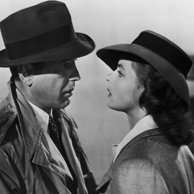 Humphrey Bogart and Ingrid Bergman in a scene from ‘Casablanca’.