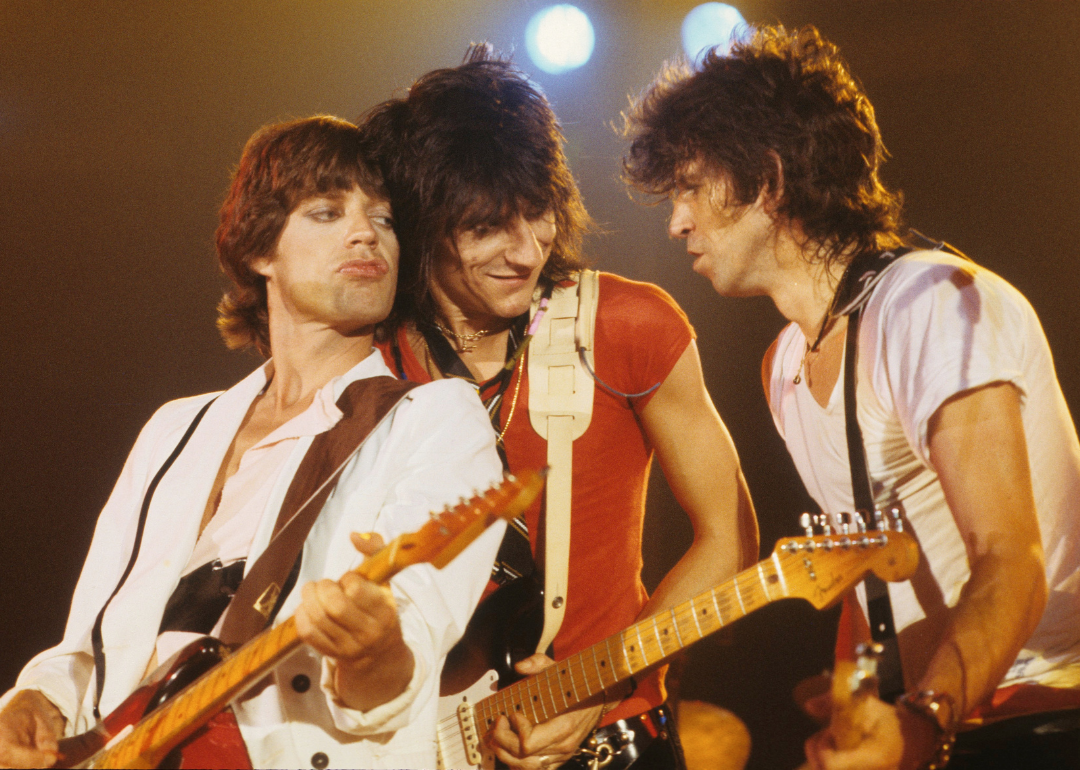 The Rolling Stones performing live in Canada.