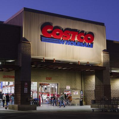 Shoppers enter a Costco Wholesale store in Peoria, Arizona.
