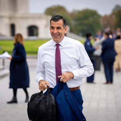 U.S. Representative Sam Liccardo on the steps of the House of Representatives at the U.S. Capitol Building in Washington, D.C.