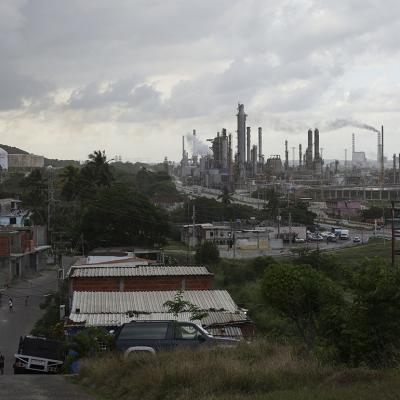 A view of the El Palito refinery of PDVSA, a Venezuelan state oil company.