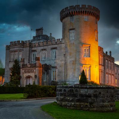 A view of the Dromoland Castle in Ireland.