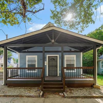 A home in the Lykins neighborhood of Kansas City, Missouri, the result of the the Lykins Neighborhood Association's revitalization efforts.