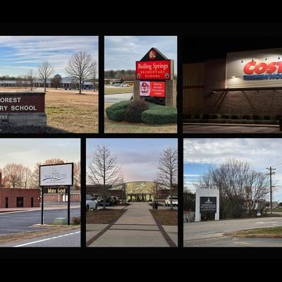 The South Carolina measles outbreak grew from exposures in places like schools, churches and stores like the ones pictured here: Fairforest Elemtary School, Boiling Springs Elementary School, Costco, Way of Truth Church, Tabernacle of Salvation Church.
