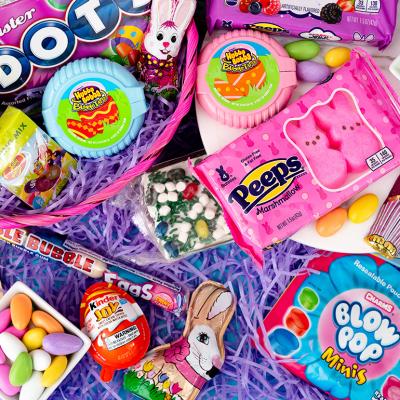 An assortment of popular Easter candies.