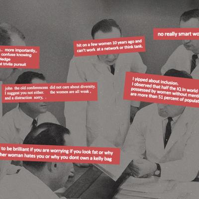 Multiple emails released by the Justice Department show Jeffrey Epstein and prominent scientists making derogatory comments about women’s intelligence and inclusion in elite academic spaces.