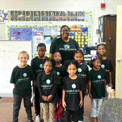 Lisa Swinson and her students at Creative Minds microschool in Wendell, North Carolina, welcomed seven new students in January.