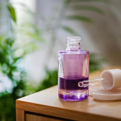 Bakuchiol, a plant-based alternative to retinol, face serum in a glass bottle.