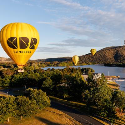 Balloon flights over Canberra.