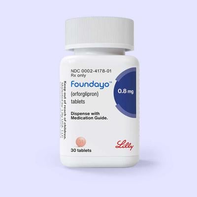 Foundayo (orforglipron), a new prescription weight-loss pill approved by FDA for weight-related health conditions.