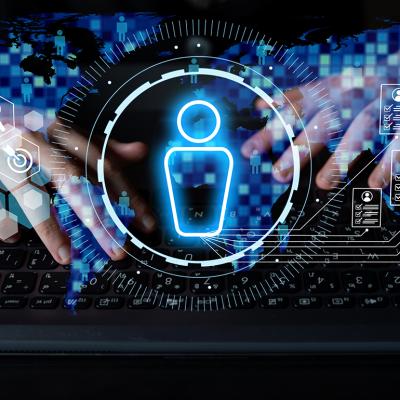 A job recruiter utilizing digital hiring tools with smart platforms.