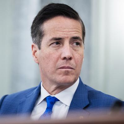 U.S. Senator Bernie Moreno attending at the Senate Commerce, Science and Transportation Committee confirmation hearing for NASA's National Institute of Standards and Technology nominees. 