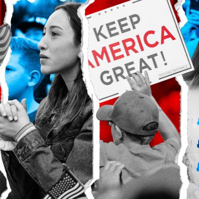 A custom collage illustration showing Gen Z individuals and concepts of their advocacies and protests.
