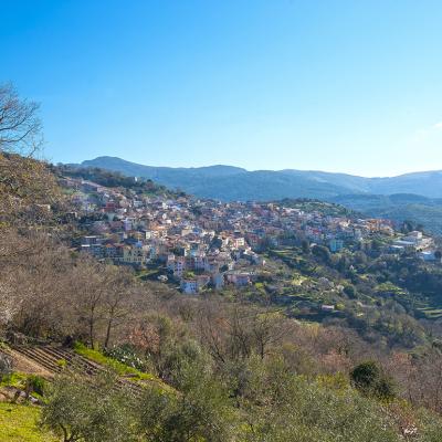 A village of Seulo in the Barbagia region on the Italian island of Sardinia.