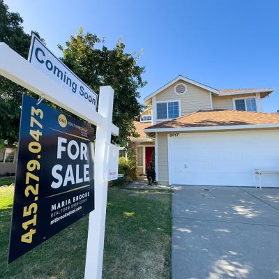 A 2-story suburban home for sale.