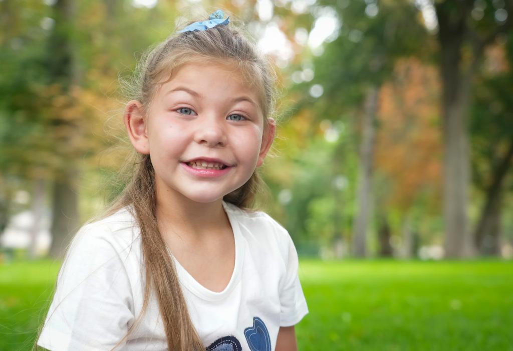 Azaylee Zancanella-McMicheal sits for a portrait in a park in Salt Lake City in August 2025.