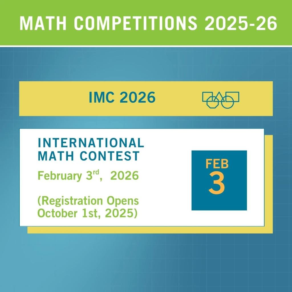 Infographic on the IMC 2026 event happening on February 3, 2026 with registration opening on October 1, 2025.