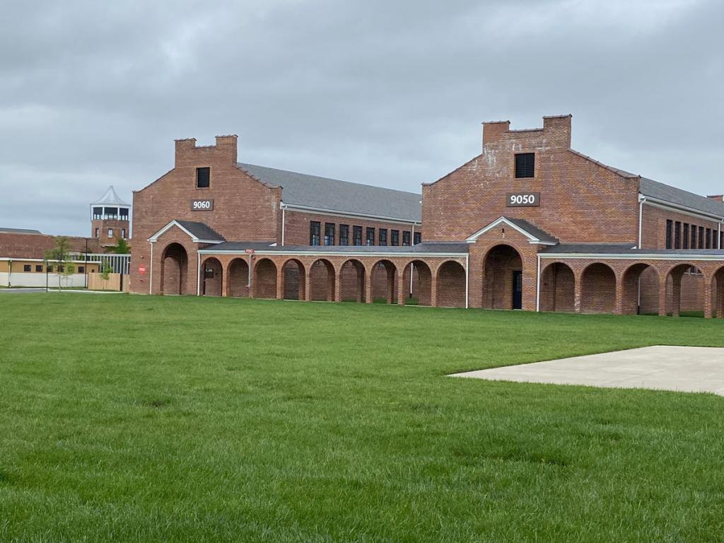Brynmor Early Education & Preschool now occupies a pair of red-brick buildings that once housed inmates in a maximum-security prison. By the time CEO Rhian Allvin saw them, they had been gutted for redevelopment.