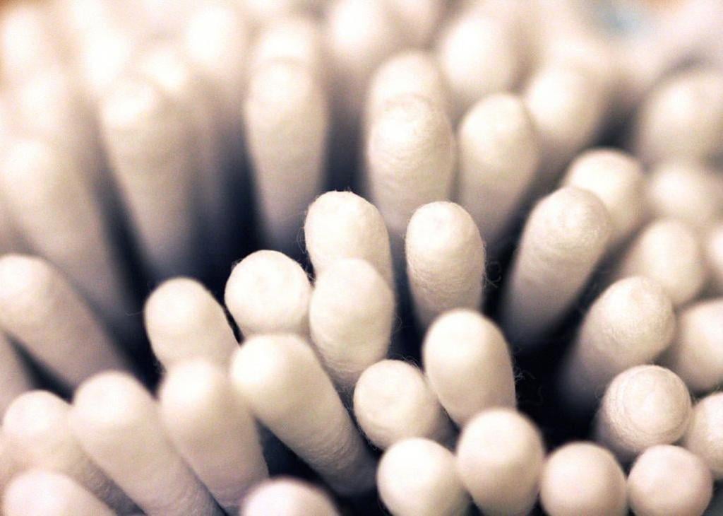 Close-up shot of q-tips