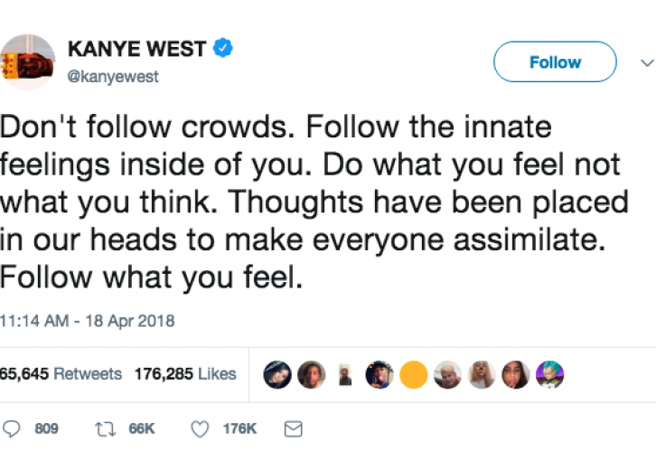 Top 50 Kanye West Tweets Since He Rejoined Twitter Stacker