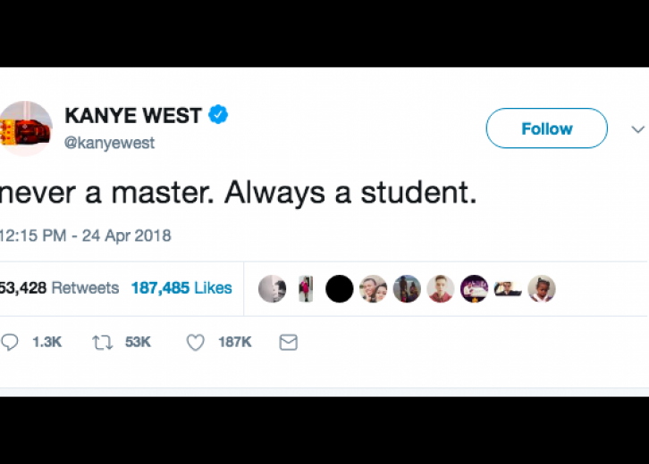 Top 50 Kanye West tweets since he 