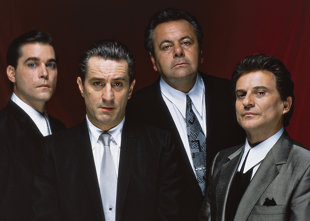 Ray Liotta, Robert De Niro, Paul Sorvino, and Joe Pesci in ‘Goodfellas’.