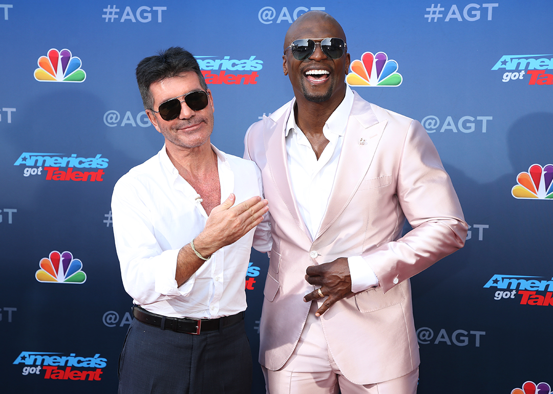 Simon Cowell and Terry Crews attend "America's Got Talent” Season 15 kickoff.