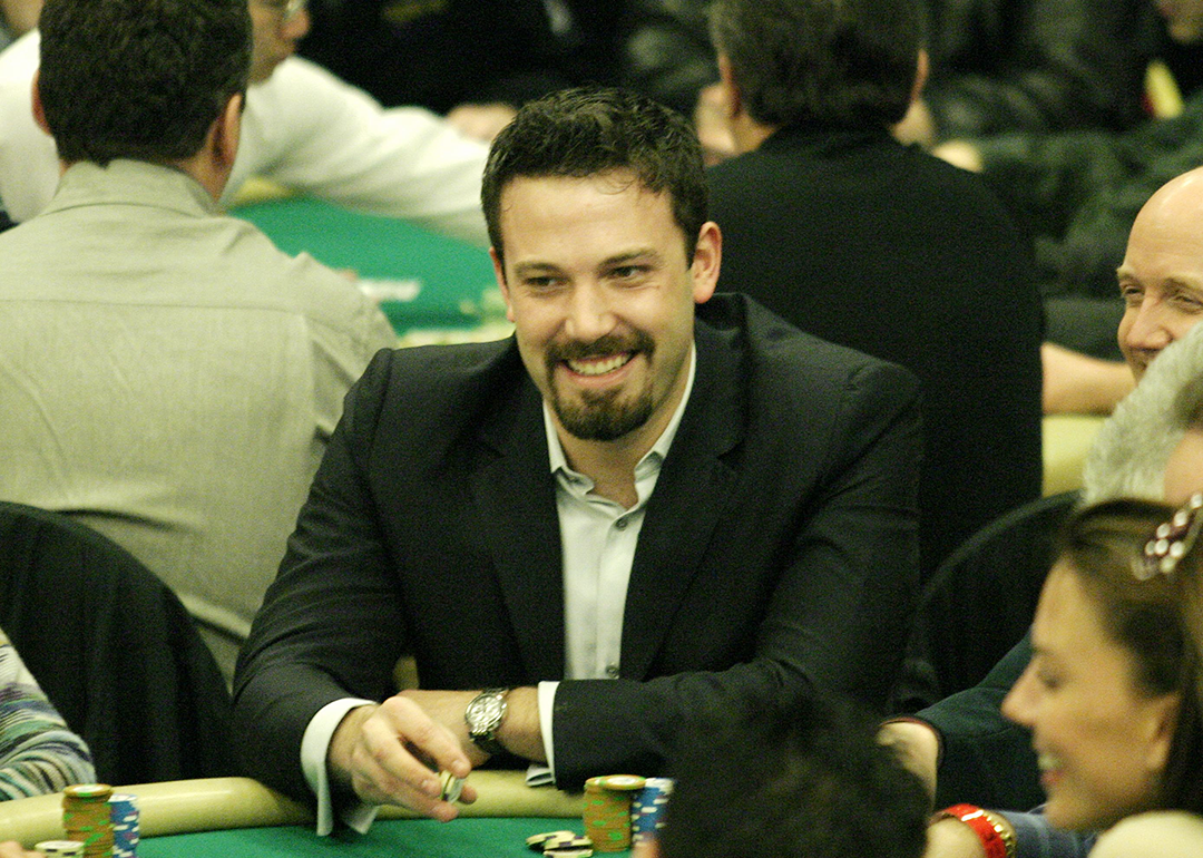 Ben Affleck during 2004 World Poker Tour Invitational at The Commerce Casino.