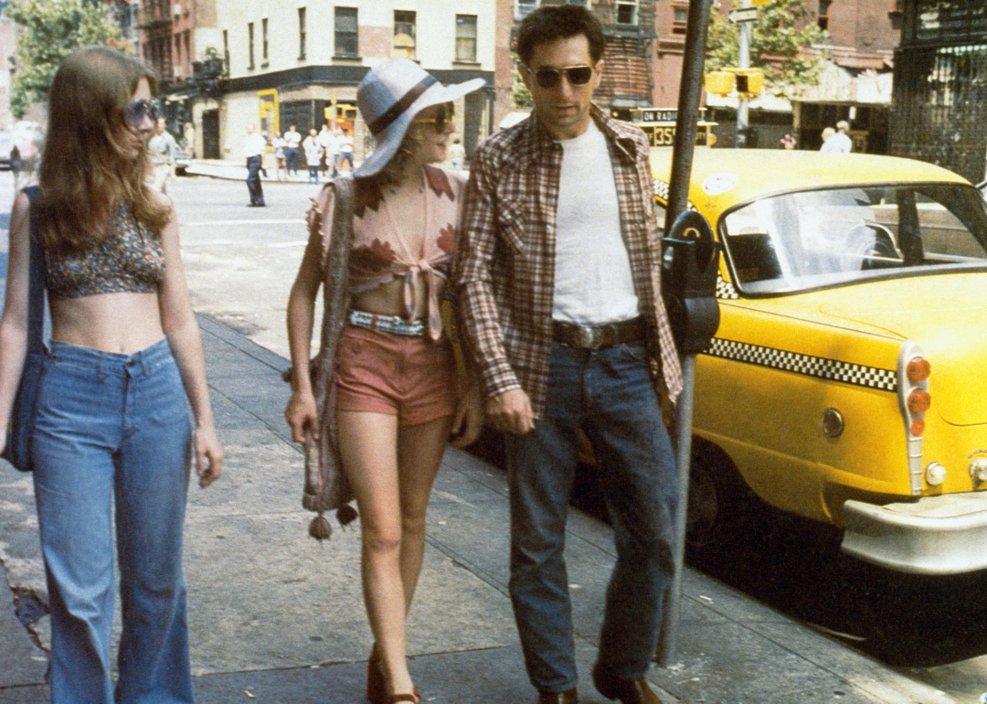 Robert De Niro, Jodie Foster, and Billie Perkins in ‘Taxi Driver’.