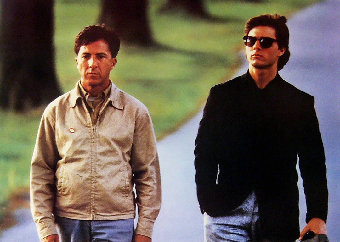 Dustin Hoffman and Tom Cruise in ‘Rain Man’.