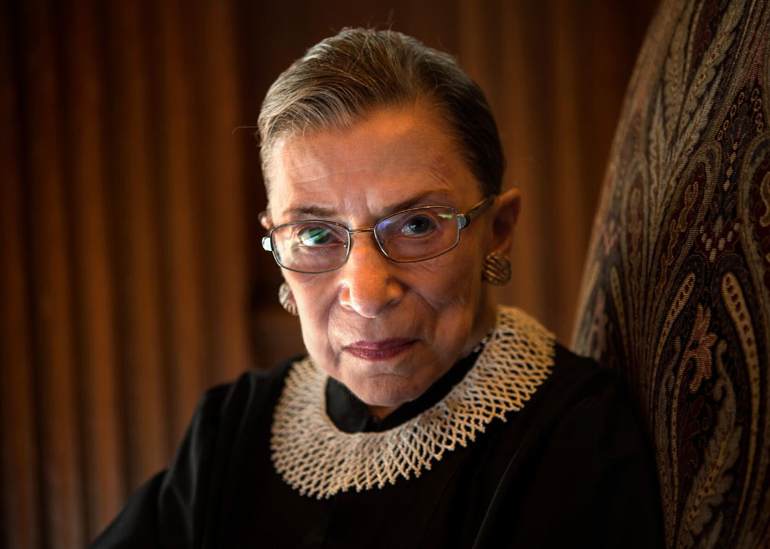 Supreme Court Justice Ruth Bader Ginsburg portrait.