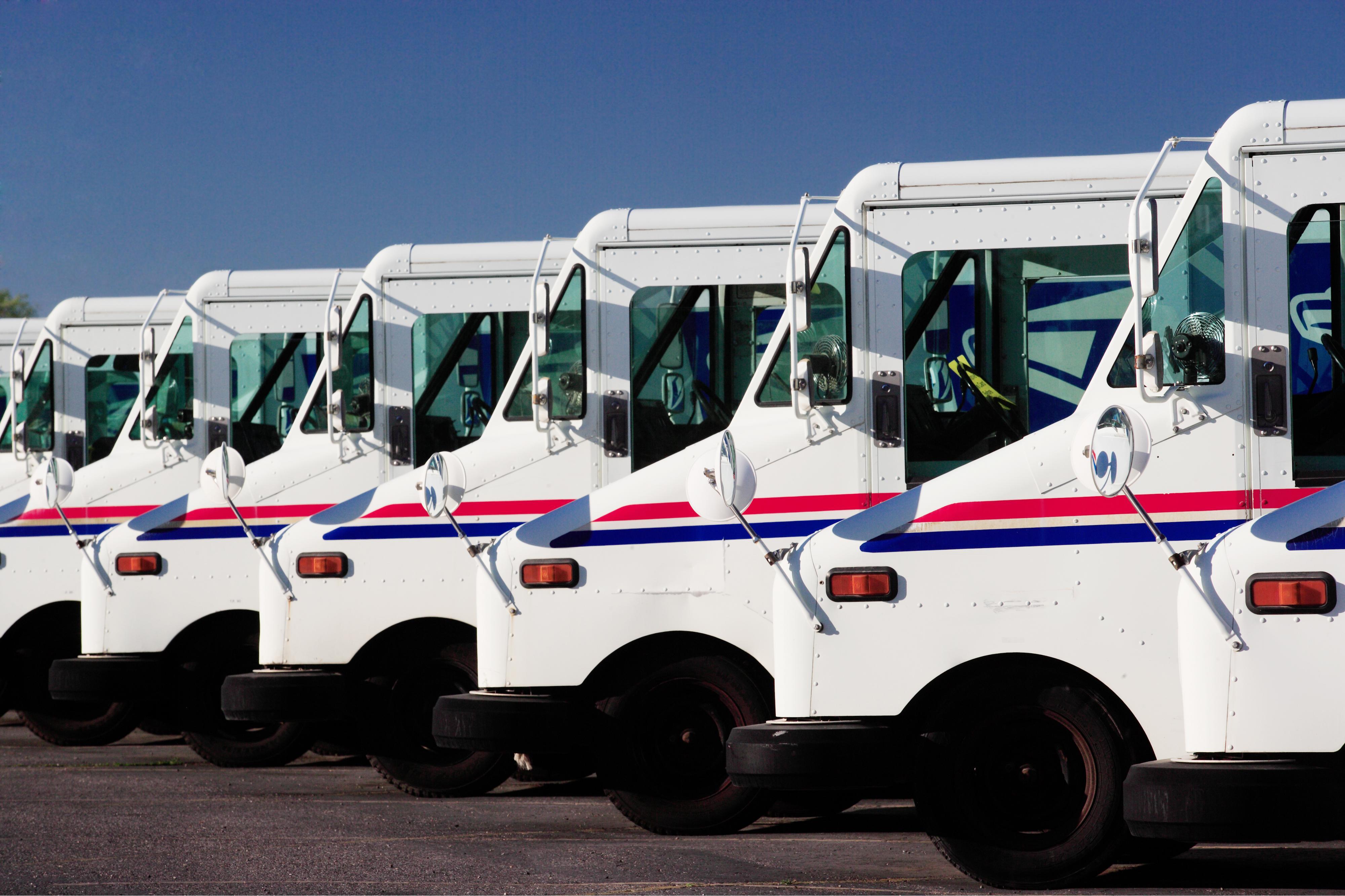 USPS self-service kiosks dispensing new Flag design