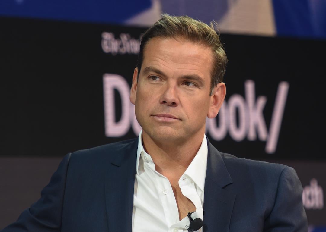 Lachlan Murdoch, Executive Chairman of 21st Century Fox speaks at the New York Times DealBook conference on November 1, 2018 in New York City.