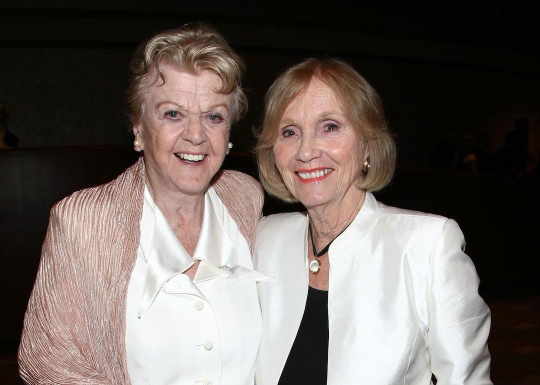 Actresses Angela Lansburu and Eva Marie Saint attend the 36th AFI Life Achievement Award tribute to Warren Beatty after party held at the Kodak Theatre on June 12, 2008 in Hollywood, California. 