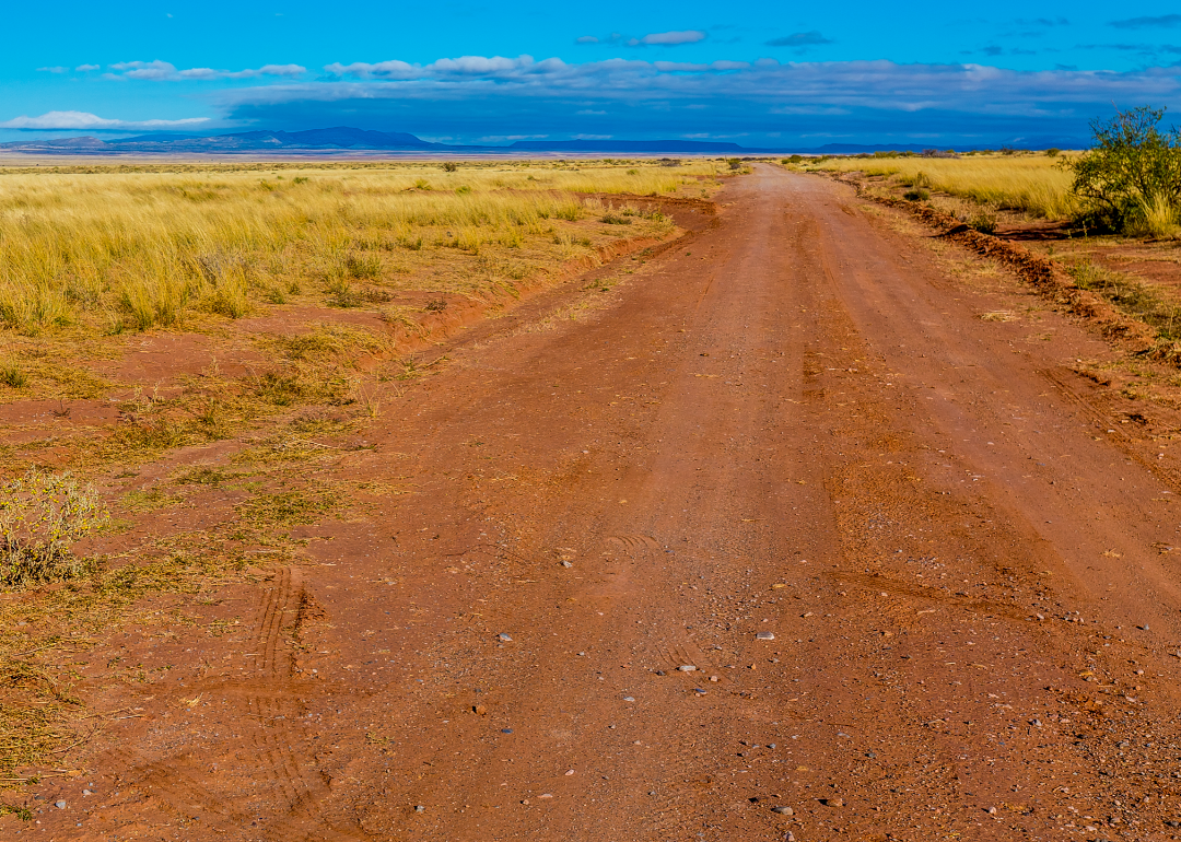 Dirt road in rural America