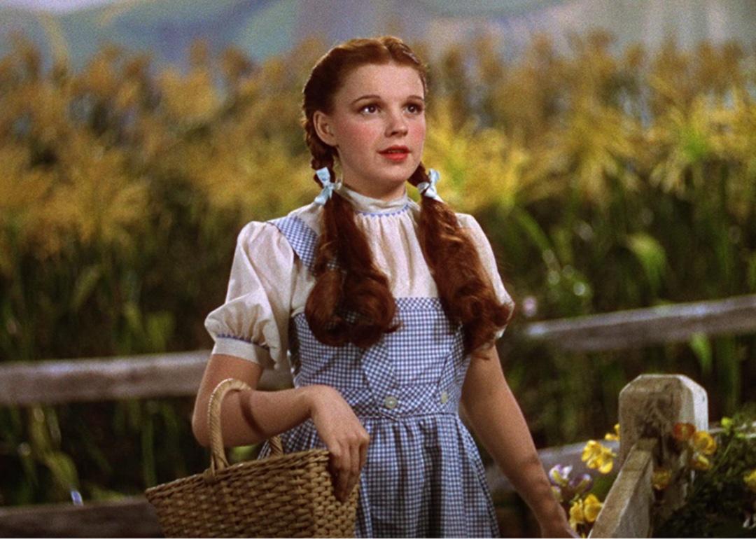 Dorothy in "The Wizard of Oz"