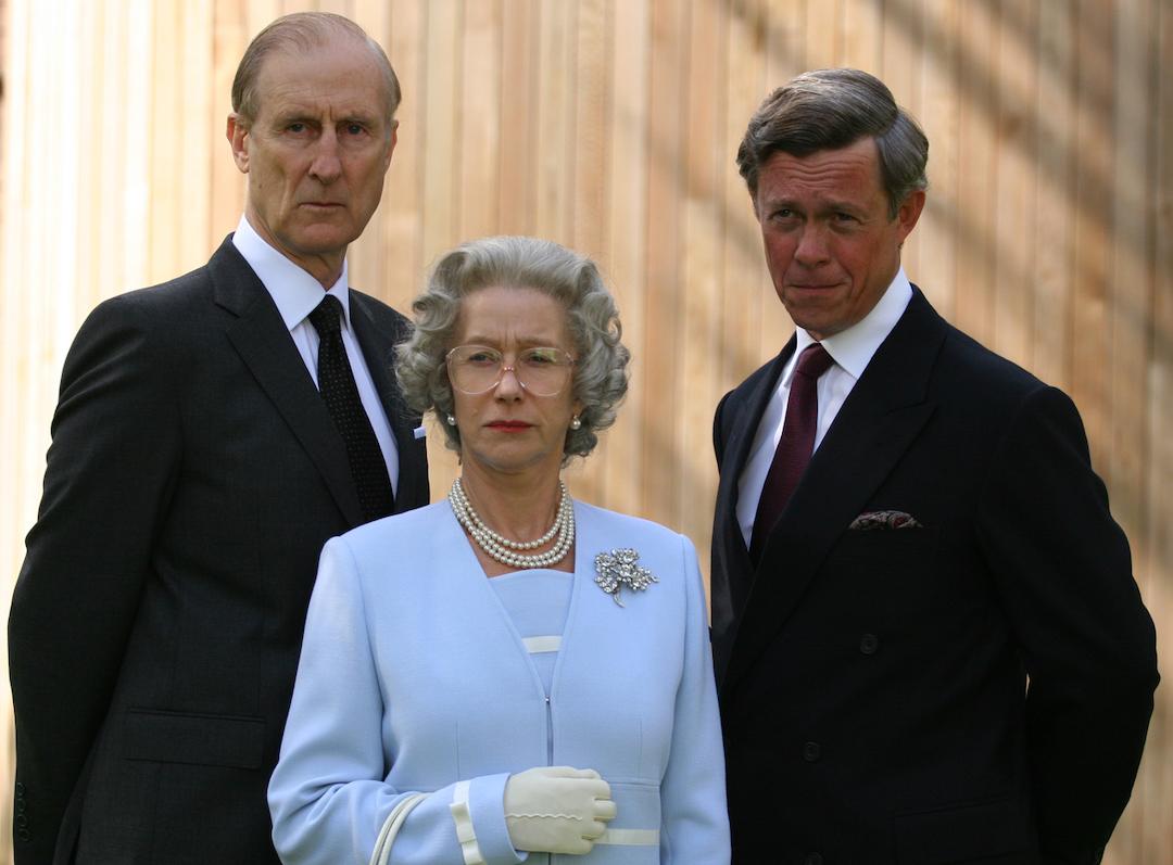 James Cromwell as Prince Philip, Helen Mirren as Queen Elizabeth, and Alex Jennings as Prince Charles in 2006's "The Queen"