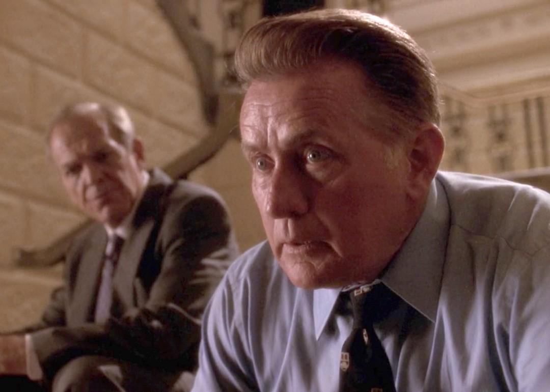 Martin Sheen and John Spencer on the Emmy award-winning drama series "The West Wing" in the 1999 episode "Twenty Five"
