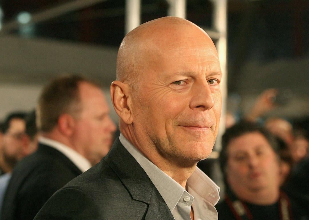 Actor Bruce Willis attends the "A Good Day To Die Hard" Fan Celebration in 2013.
