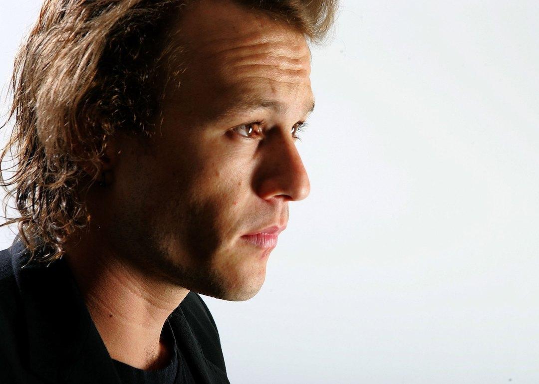 Actor Heath Ledger poses for portraits in the Chanel Celebrity Suite at the Four Season hotel during the Toronto International Film Festival on Sept. 8, 2006.