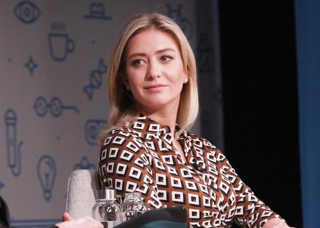 Founder of Bumble Whitney Wolfe Herd speaks onstage for Pioneers With Purpose: Entrepreneurship and Empowerment With the Founders of Bumble and DVF during day 3 of Fast Company Innovation Festival at 92nd Street Y on October 25, 2018 in New York City.