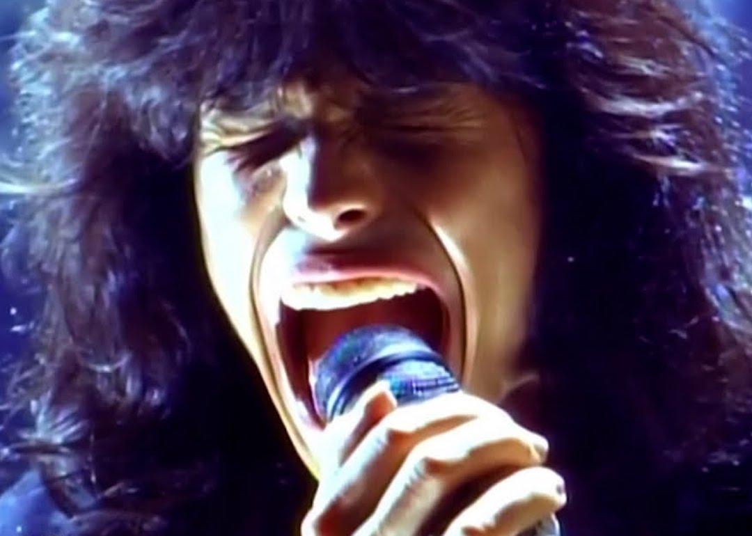 Steven Tyler in the music video for "Janie's Got a Gun"