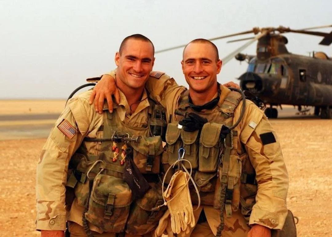 A photo of Pat Tillman, a former professional football player who enlisted in the Army just a few months after the 9/11 terror attacks. His story is the subject of "The Tillman Story."