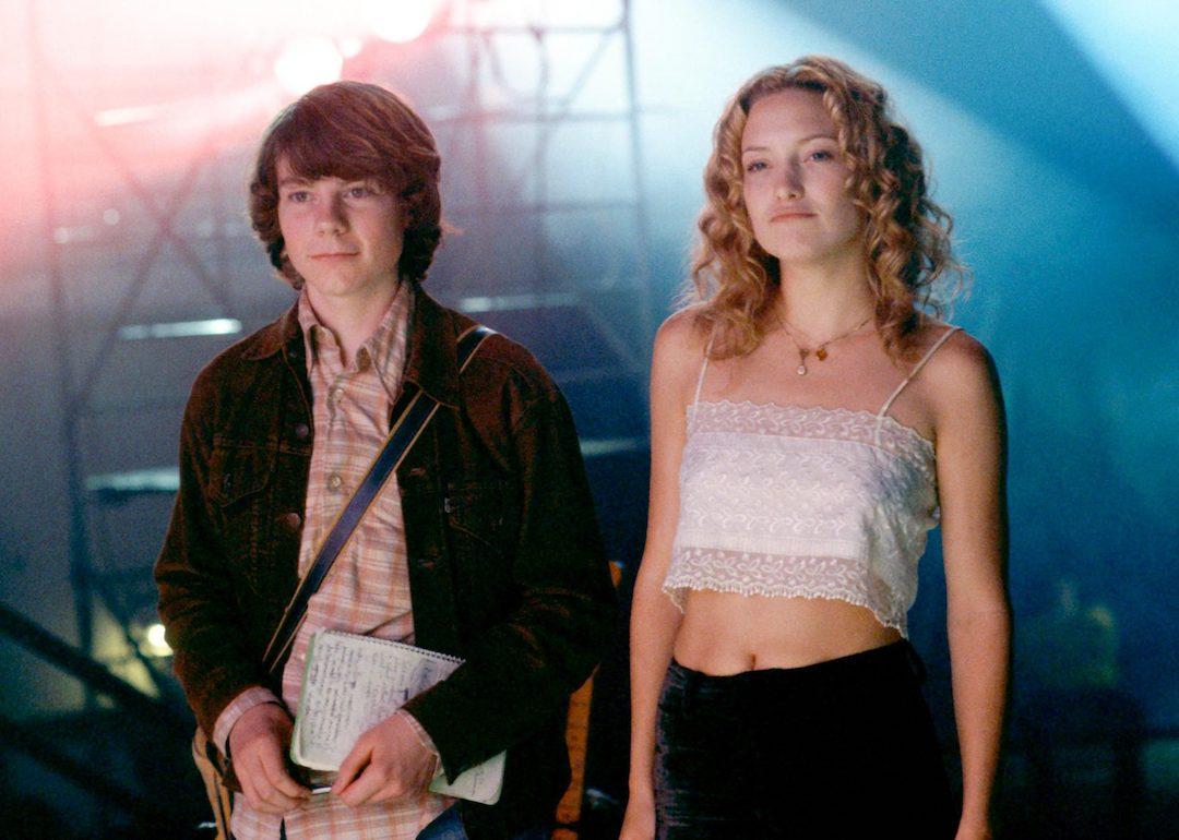 Patrick Fugit and Kate Hudson in "Almost Famous," based on the life of director Cameron Crowe.