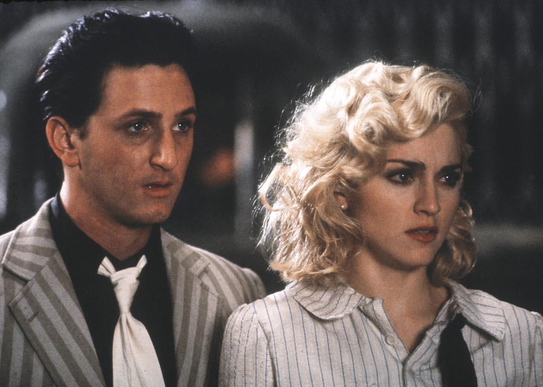 Sean Penn and Madonna in the 1986 movie "Shanghai Surprise"