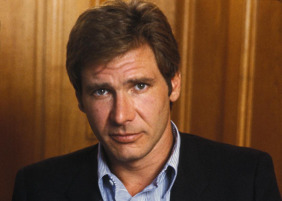 Harrison Ford poses for a portrait in Paris, France, circa 1980.